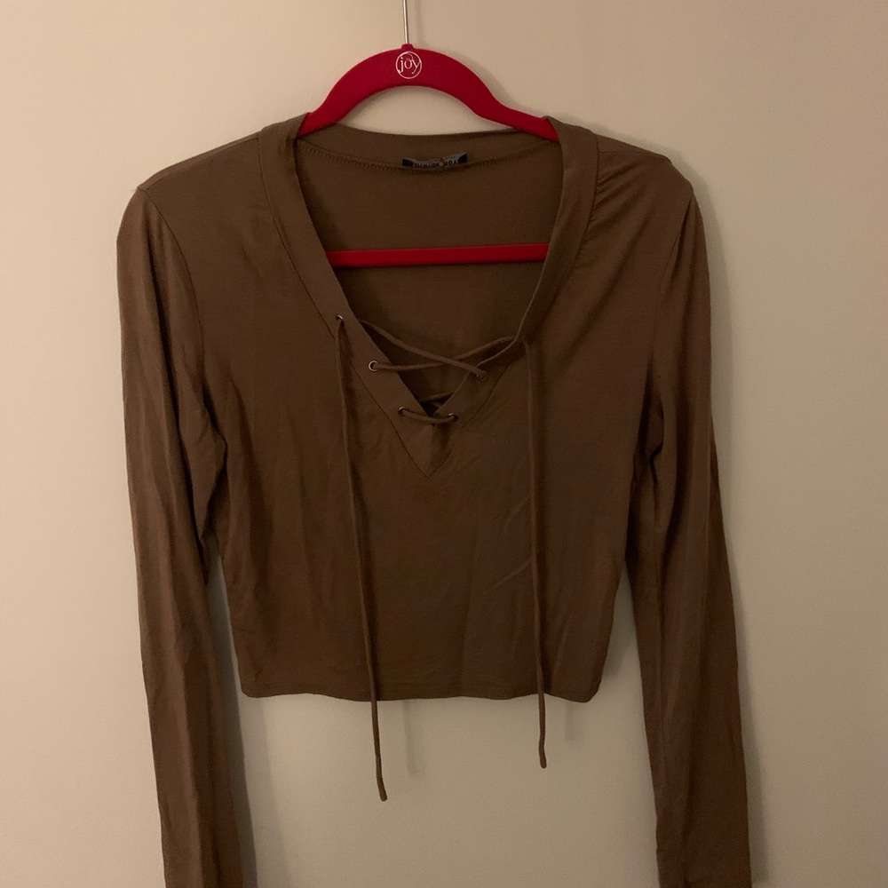 Brown shirt